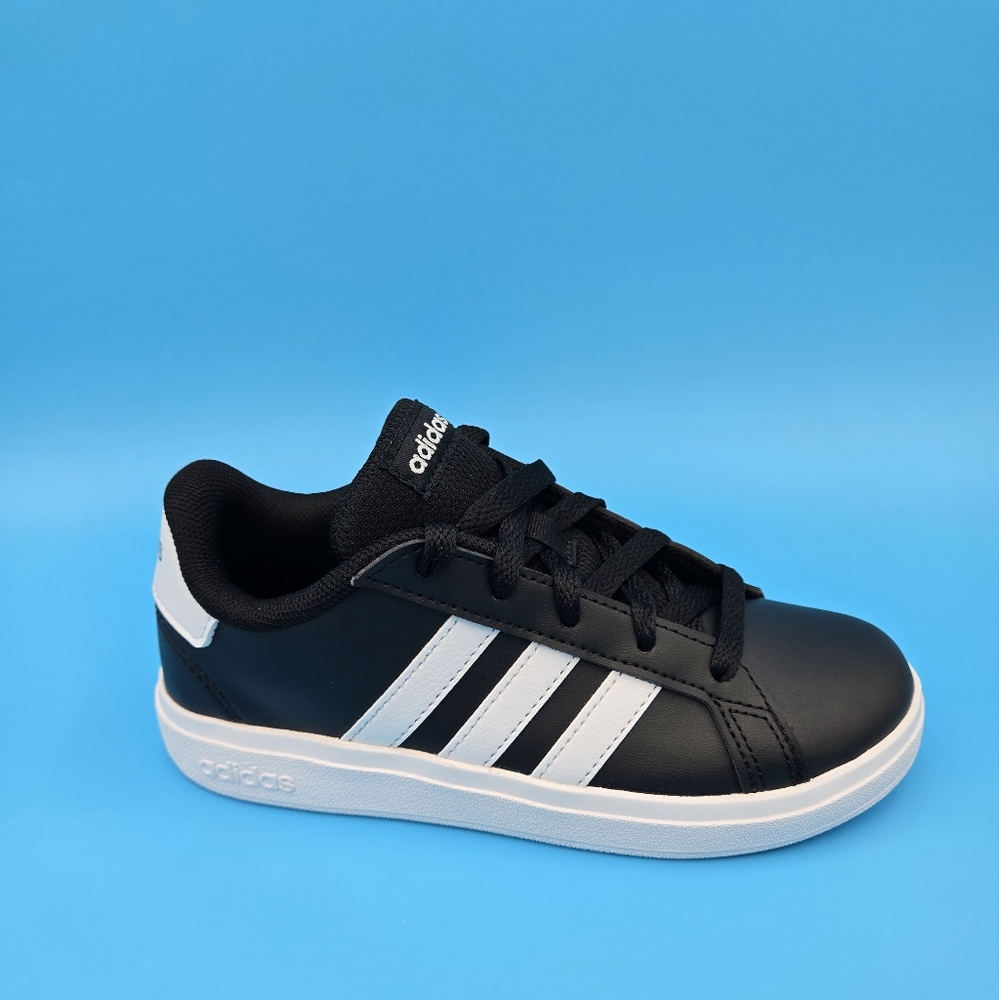 adidas GRAND COURT 2.0 K Kids Black/White GW6503 Casual Shoes #99